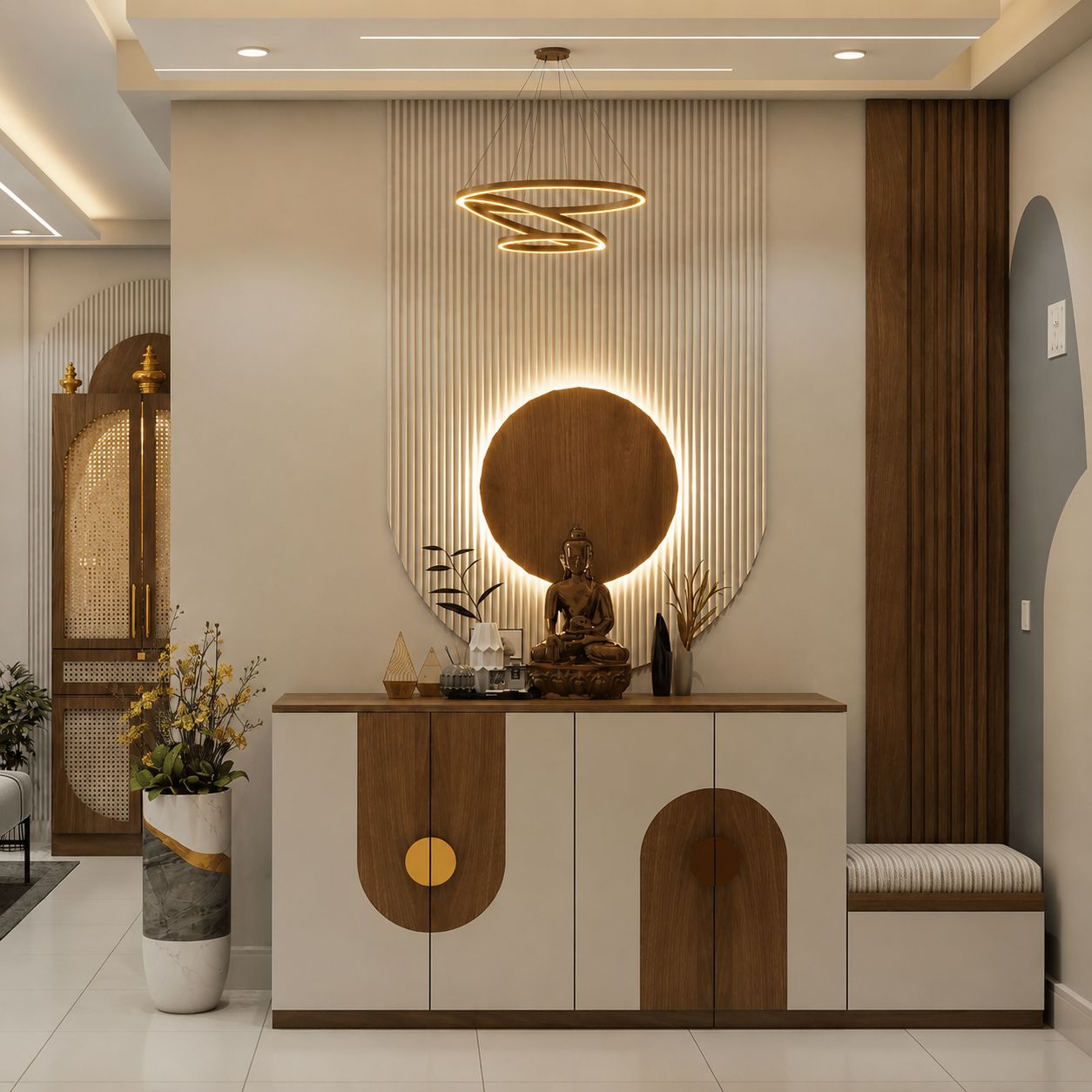 3 BHK furniture Bopal